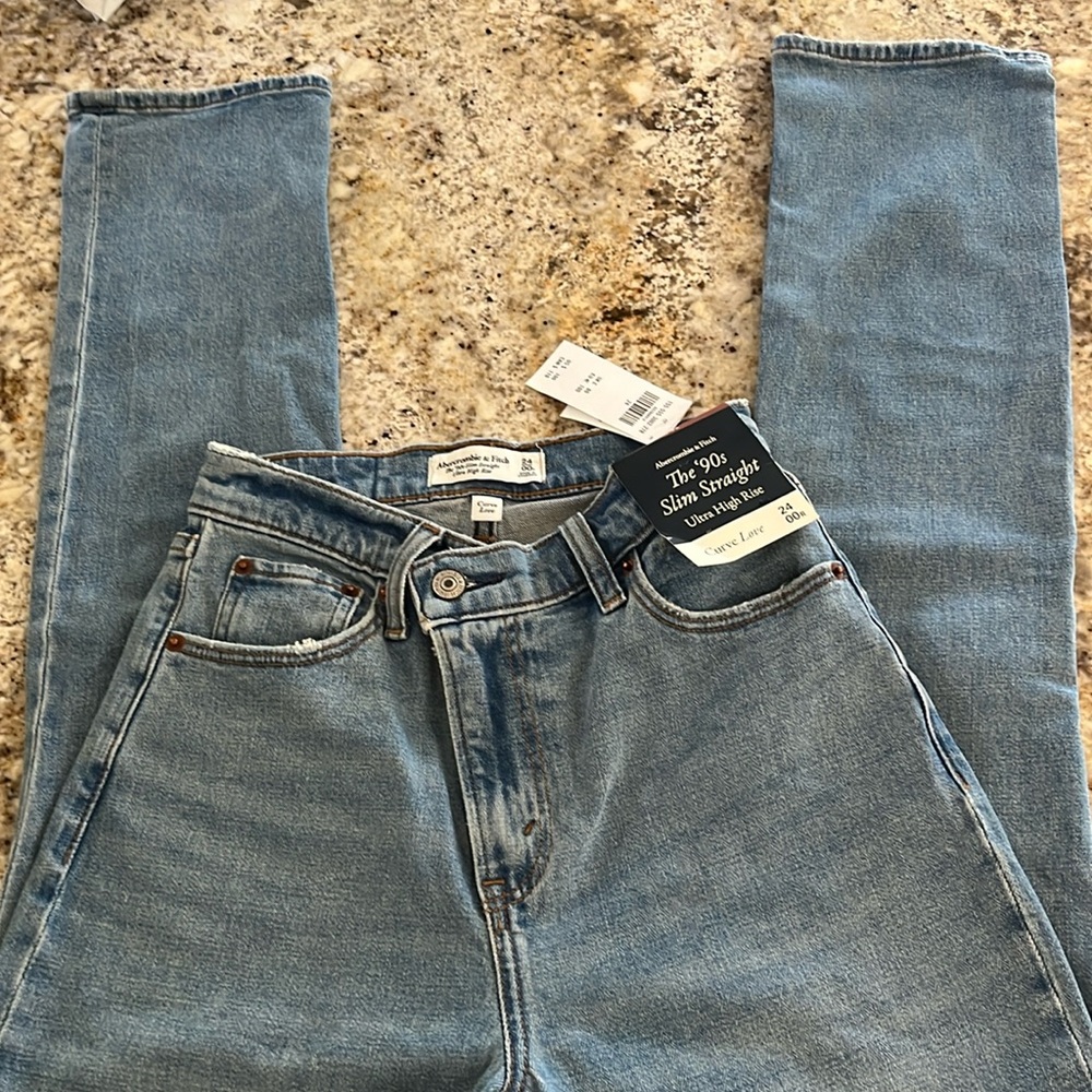 New Abercrombie and Fitch curve love jeans